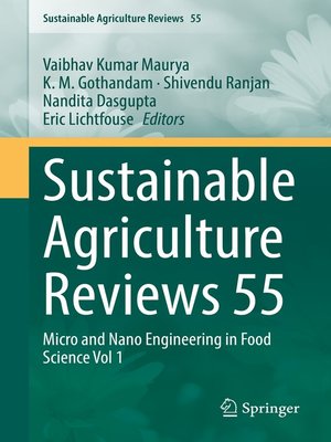 cover image of Sustainable Agriculture Reviews 55